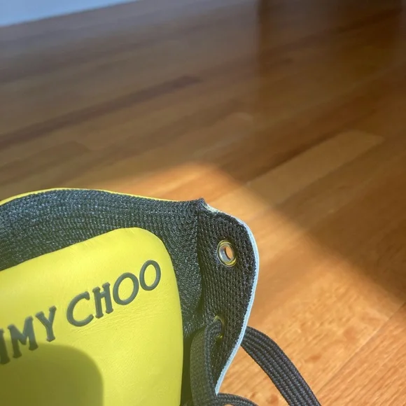 Jimmy Choo Galaxy Paint Splatter High-Top Smeakers - Picture 8 of 12